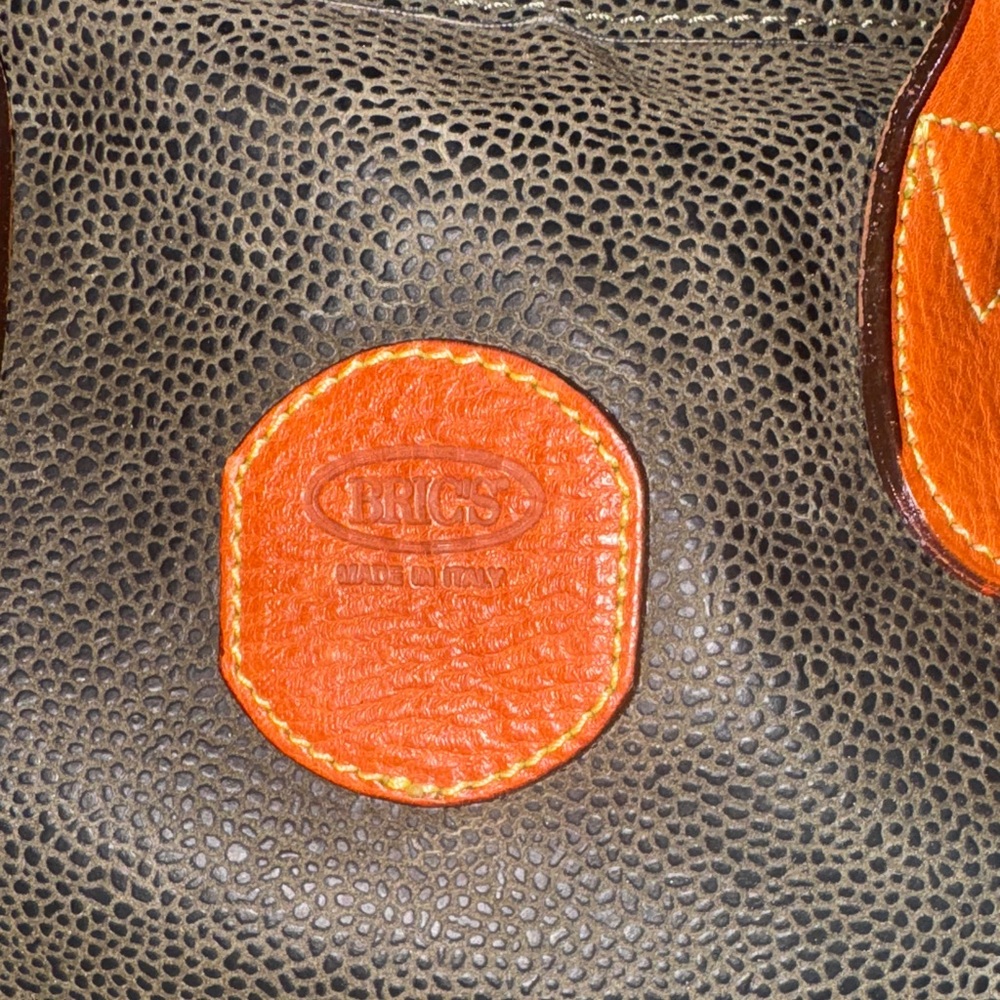 Bric’s Weekender Brown Leather Duffel Bag in mint condition - Picture 4 of 13